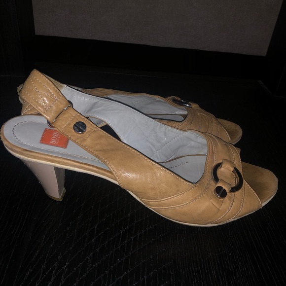 HUGO BOSS peep toe heels - Picture 4 of 8